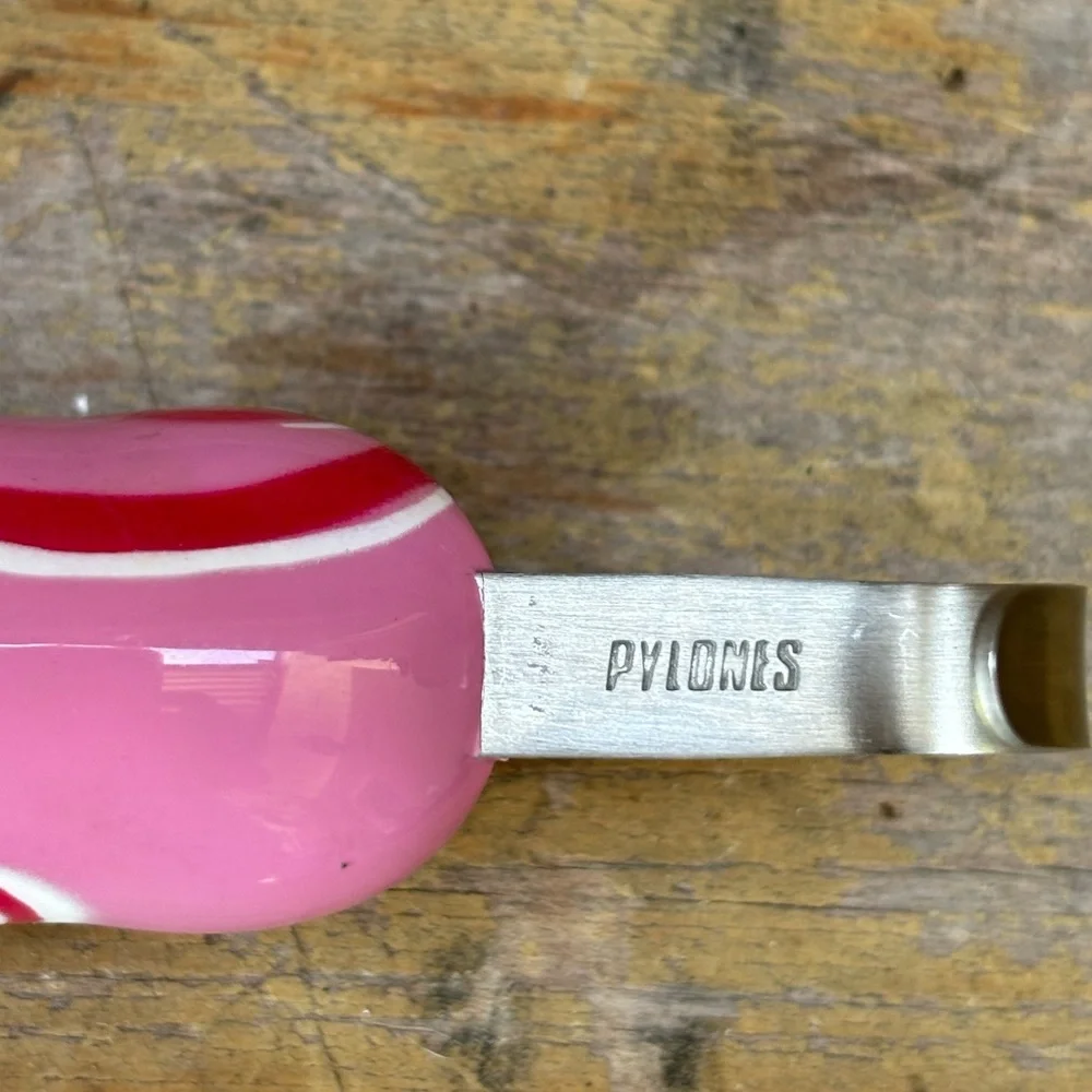 Pink Grenadine FiLou Dachshund Pie Server Pylones Studio Coquelicots Collection